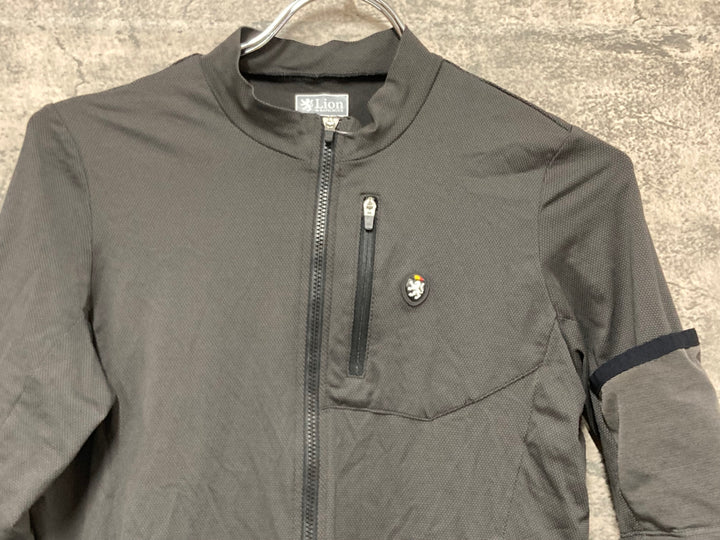 KJ176 リオンドカペルミュール Lion de KAPELMUUR 半袖 サイクルジャージ 黒 ASIA M CORDURA