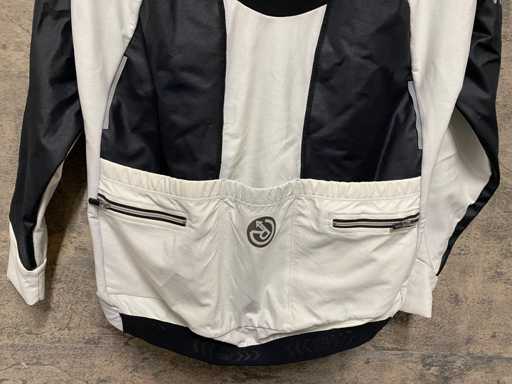 KM222 レリック reric 長袖 サイクルジャケット 白 M 裏起毛 黄ばみ