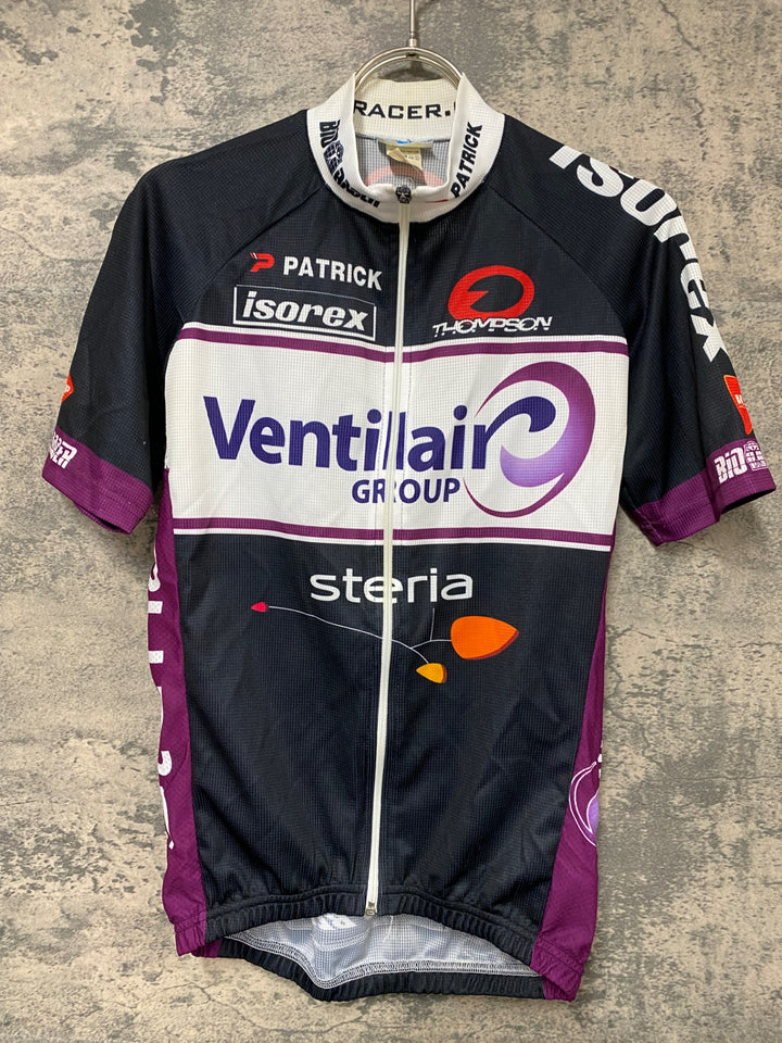 JV222 ビオレーサー BIORACER 半袖 サイクルジャージ 総柄 M Ventilair