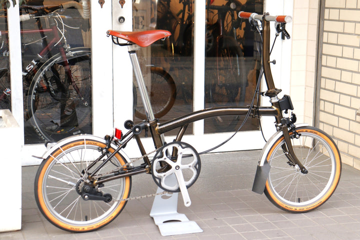 ブロンプトン BROMPTON C LINE URBAN LOW S2L 2022モデル RAWカラー ブラックラッカー ミニベロ 折り畳み 小径車 【横浜店】