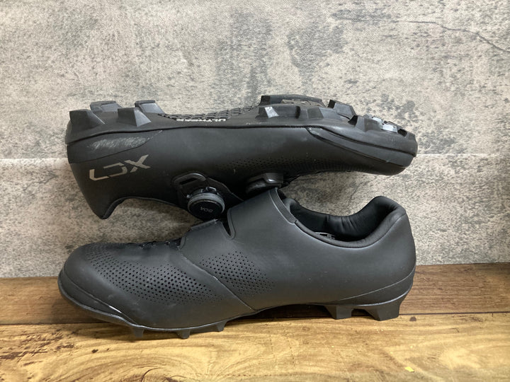 JY959 シマノ SHIMANO XC7 SHXC703M L01 E ビンディングシューズ EU43 黒 2穴