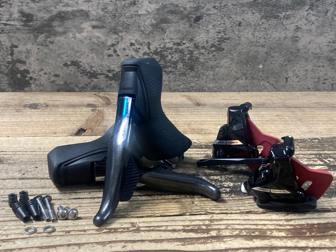 JN922 スラム SRAM フォース FORCE D2 eTapレバー / 油圧ブレーキキャリパー セット 2×12S 動作確認済