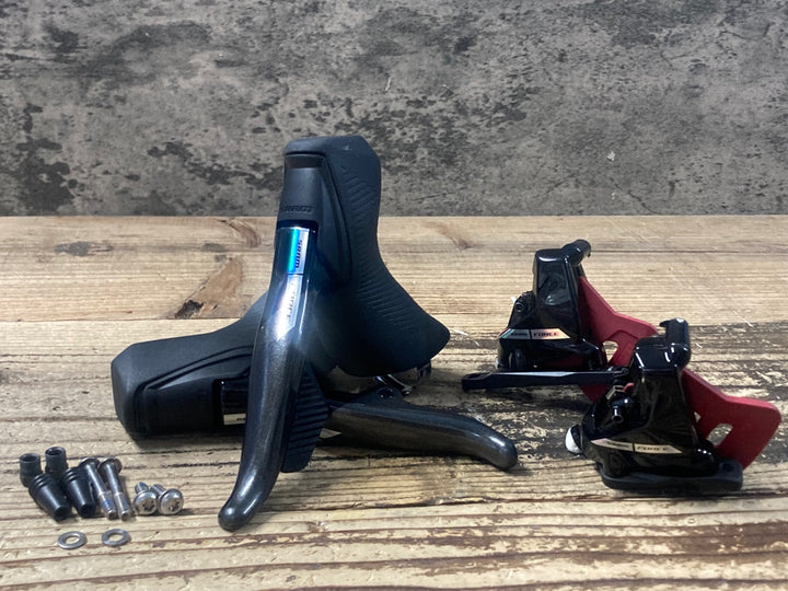 JN922 スラム SRAM フォース FORCE D2 eTapレバー / 油圧ブレーキキャリパー セット 2×12S 動作確認済