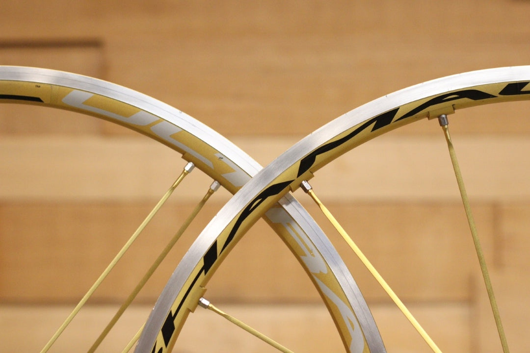 カンパニョーロ Campagnolo シャマルウルトラ ゴールド SHAMAL ULTRA GOLD アルミ チューブラー ホイールセット カンパ 11S/12S 【立川店】