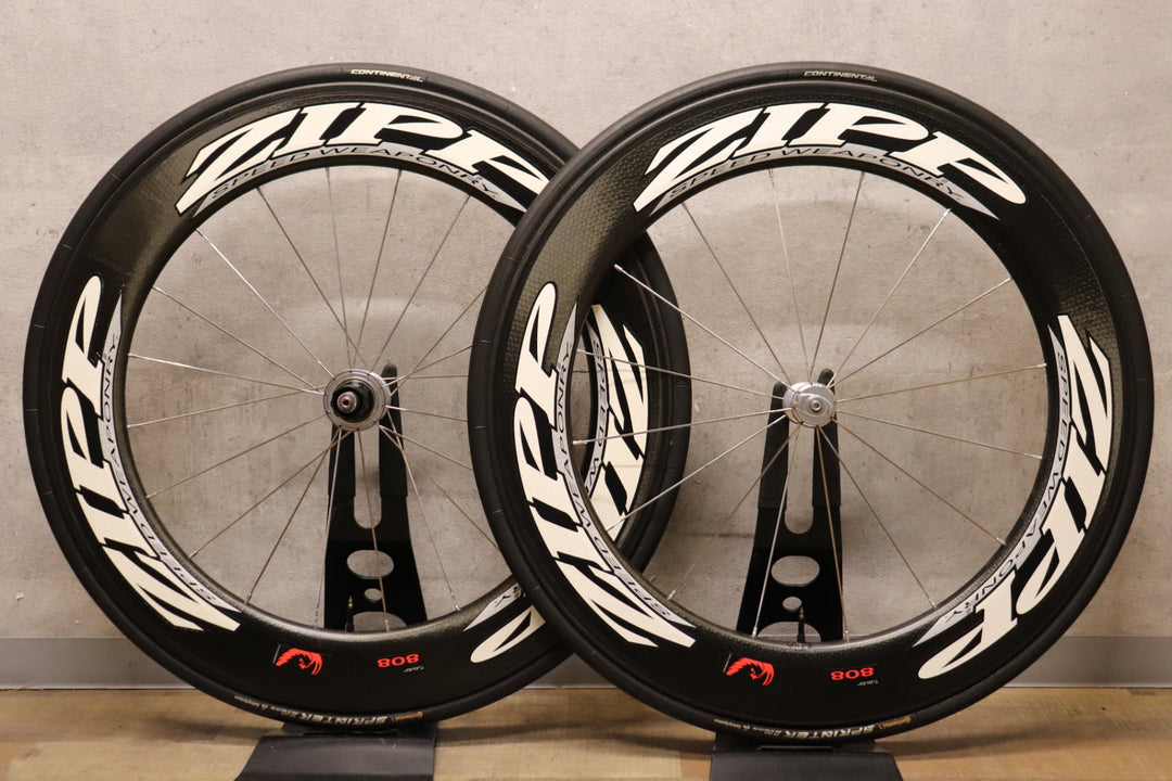 ジップ ZIPP 808 ファイアクレスト Firecrest カーボン チューブラー ホイールセット シマノ12/11S 【さいたま浦和店】