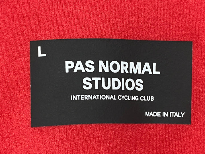 JY479 パスノーマルスタジオ PAS NORMAL STUDIOS Mechanism Long Sleeve Jersey 長袖 サイクルジャージ レッド L