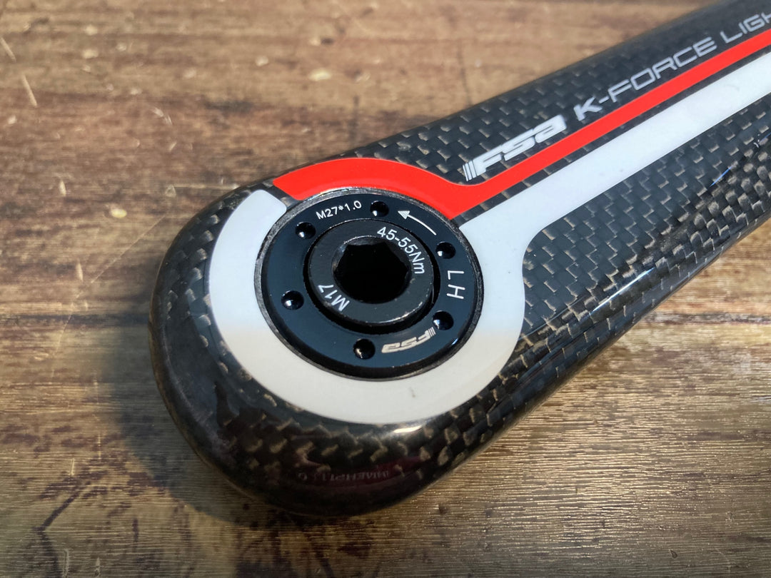 JX394 FSA K-FORCE LIGHT 左クランクアーム カーボン 175mm