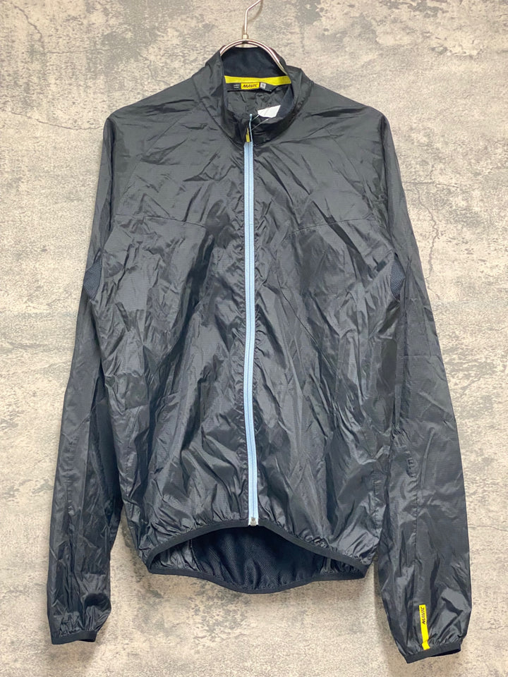 KC191 マヴィック MAVIC 長袖 ウィンドブレーカー 黒 S