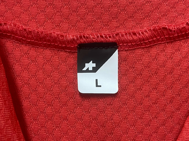 KR254 アソス Assos EQUIPE R S11 Short Sleeve Jersey 半袖 サイクルジャージ 赤 L