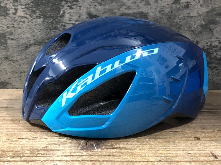 KM772 カブト Kabuto AERO R2 ヘルメット L/XL 59-61cm ※使用期限切れのためジャンク
