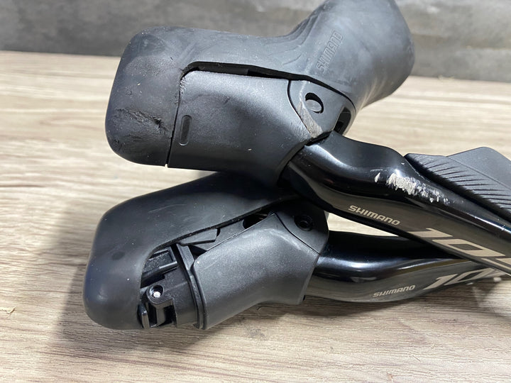 KI797 シマノ SHIMANO 105 ST-R7170 STIレバー 2x12S 油圧 Di2 接続確認済み
