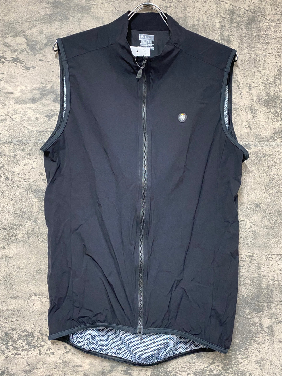 KK358 リオンドカペルミュール Lion de KAPELMUUR ジレ サイクルベスト 黒 XL