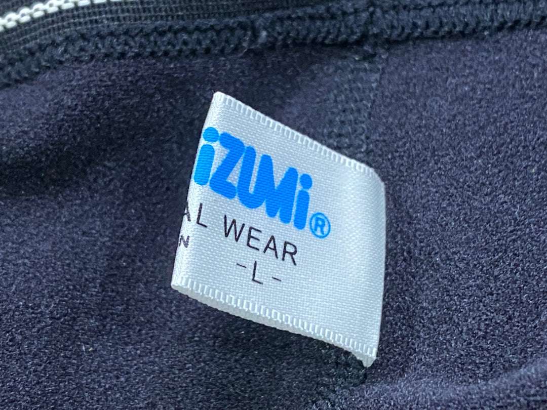 JO216 パールイズミ PEARL IZUMI iZUMi レッグウォーマー ジッパー 黒 L 裏起毛