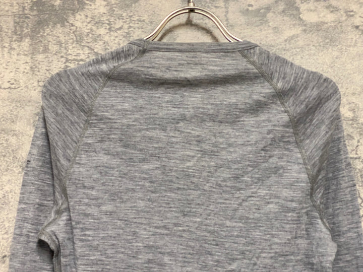 KI187 ラファ Rapha MERINO BASE LAYER 長袖 ベースレイヤー グレー S