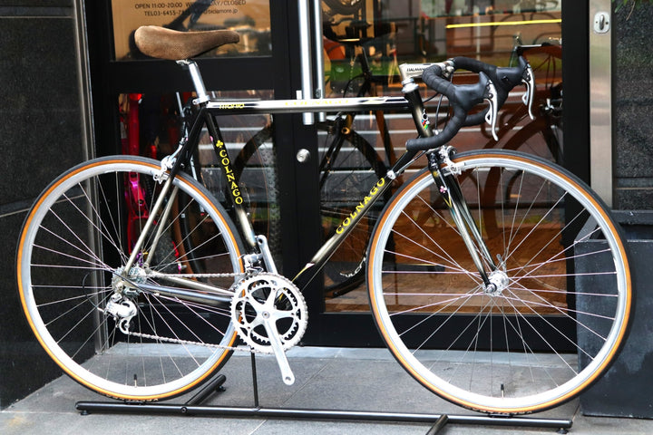 【伝説の双胴バイク】 コルナゴ COLNAGO チタニオ ビチタン TITANIO BITITAN カンパニョーロ レコード MIX 8S チタン ロードバイク ヴィンテージ 【東京南麻布店】