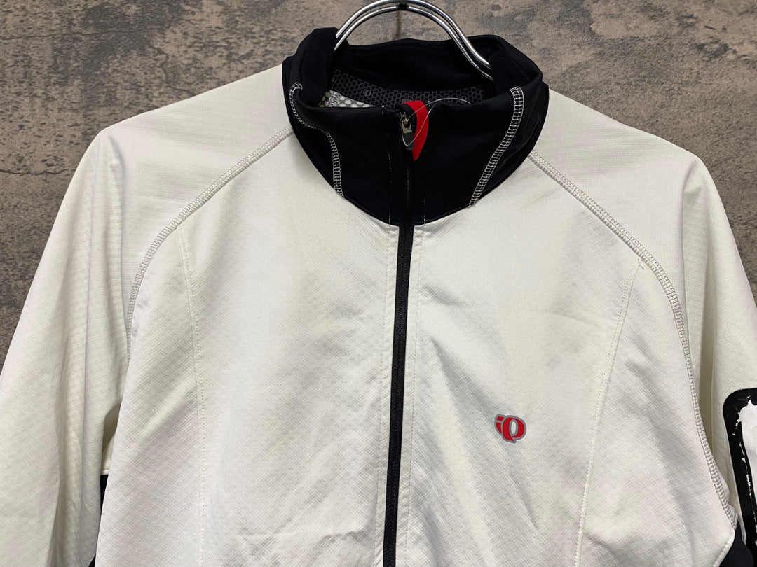 KF697 パールイズミ PEARL iZUMi 長袖 サイクルジャケット 白 黒 XL 裏起毛