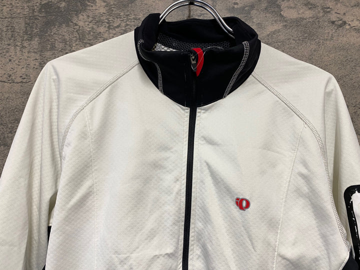 KF697 パールイズミ PEARL iZUMi 長袖 サイクルジャケット 白 黒 XL 裏起毛