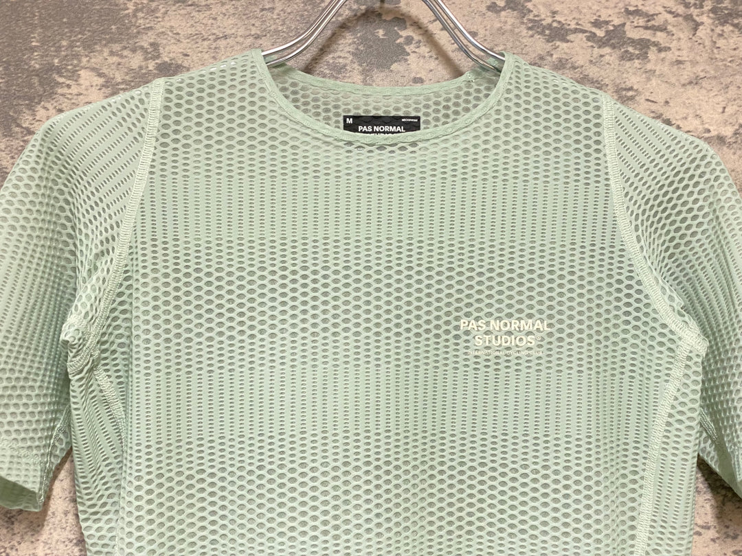 KJ282 パスノーマルスタジオ PAS NORMAL STUDIOS Men's Mechanism Pro Zipless Jersey 半袖 サイクルジャージ 緑 M