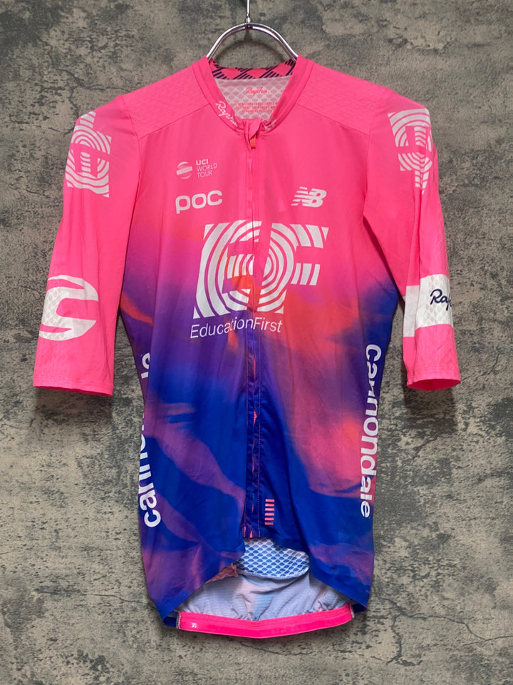 KM668 ラファ Rapha EF PRO TEAM AERO JERSEY 2 半袖 サイクルジャージ ピンク S
