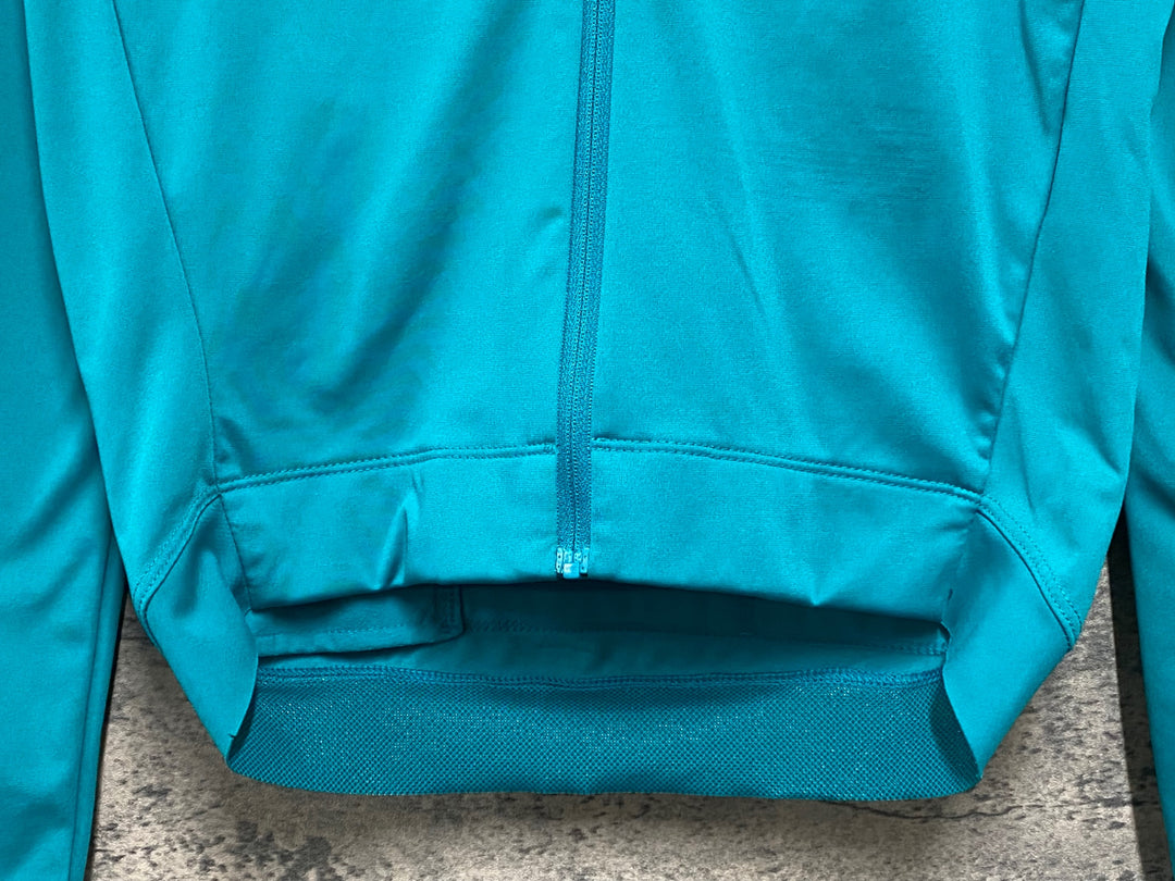 JW053 ラファ Rapha CORE LONG SLEEVE JERSEY 長袖サイクルジャージ ターコイズ S 裏起毛