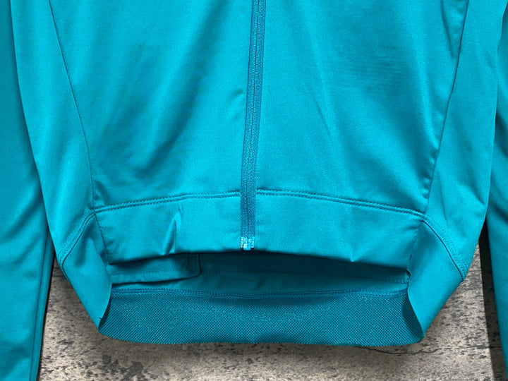JW053 ラファ Rapha CORE LONG SLEEVE JERSEY 長袖サイクルジャージ ターコイズ S 裏起毛