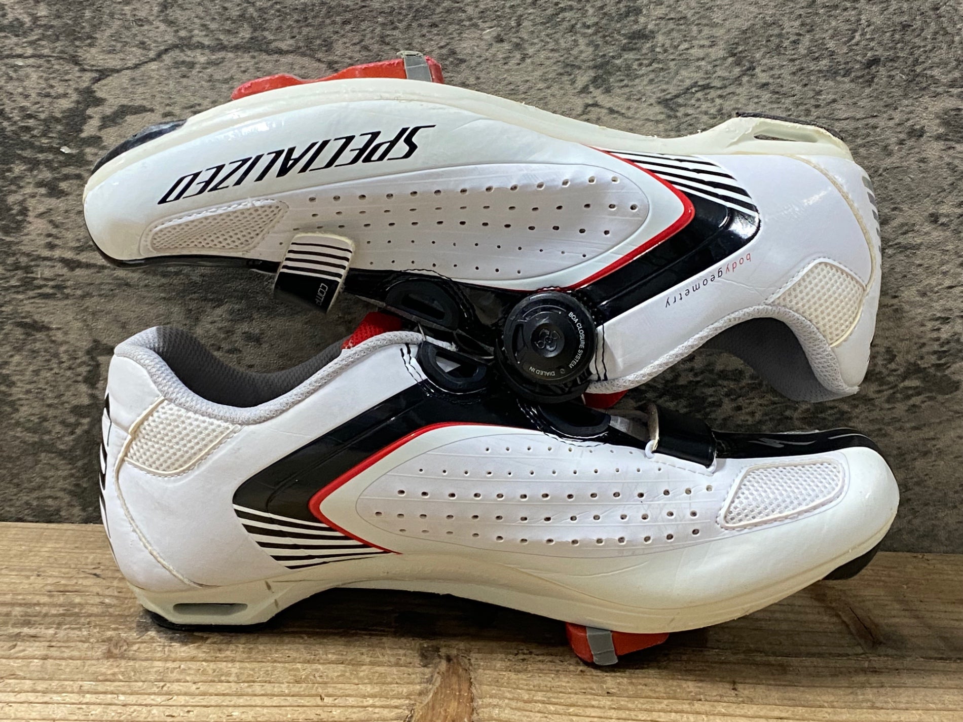 定価2.5万以上　激レア　美品　スペシャライズド　ビンディング　シューズ KG291 スペシャライズド SPECIALIZED COMP RD ビンディングシューズ 白