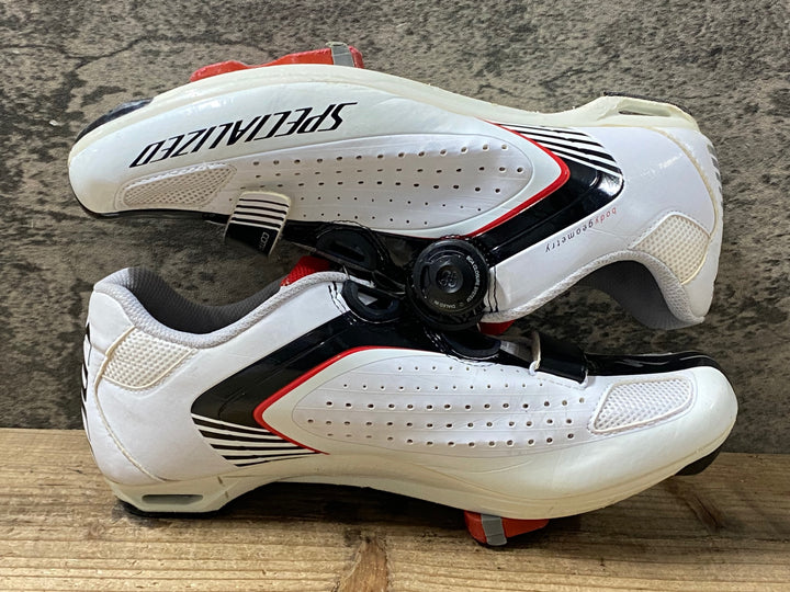 KG291 スペシャライズド SPECIALIZED COMP RD ビンディングシューズ 白 黒 EU42
