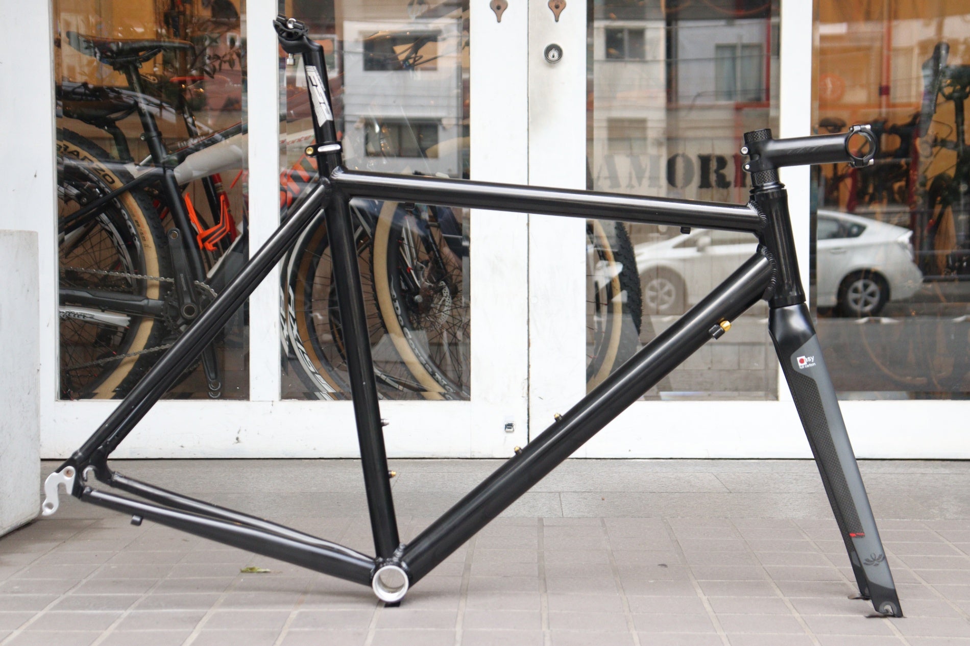 TNI ロードバイクフレーム ティーエヌアイ TNI MK2 2012頃 54サイズ アルミ ロードバイク