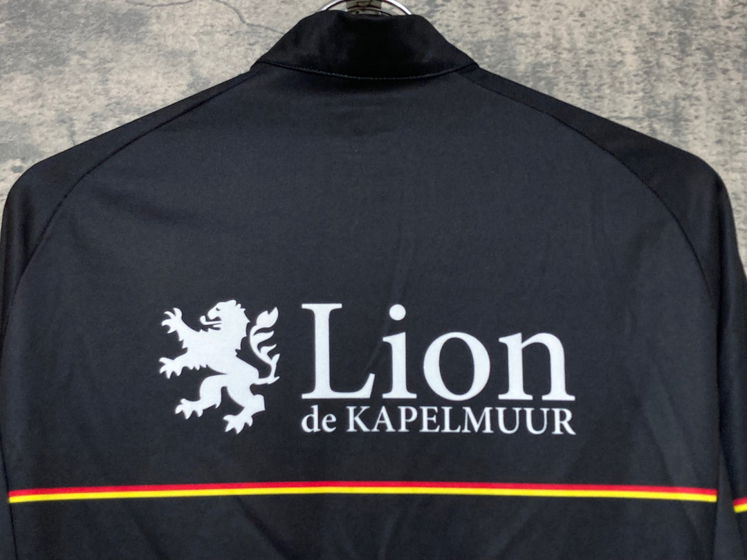 JW661 リオンドカペルミュール Lion de KAPELMUUR 長袖 サイクルジャージ 黒 S