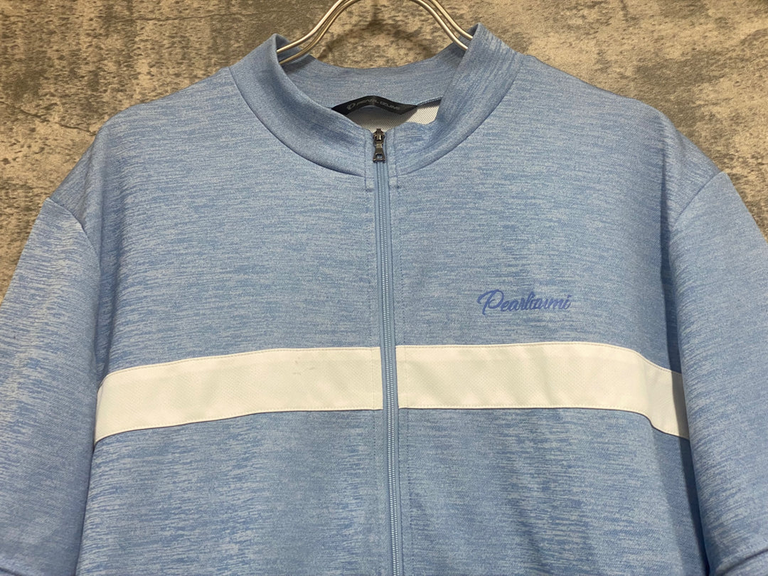 JX907 パールイズミ PEARL iZUMi 半袖 サイクルジャージ 水色 XL ※袖に汚れあり