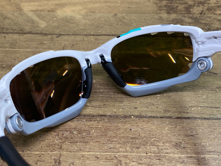 JN147 オークリー OAKLEY Racing Jacket サングラス アイウェア 白 グレー OAKLEY30周年記念限定サングラス レンズ付属