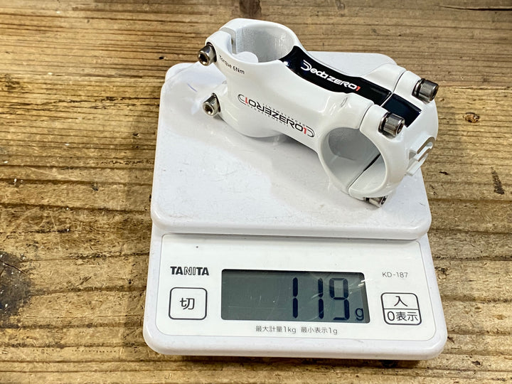 JQ721 デダ deda ZERO1 アルミステム 60mm Φ31.7 OS 白