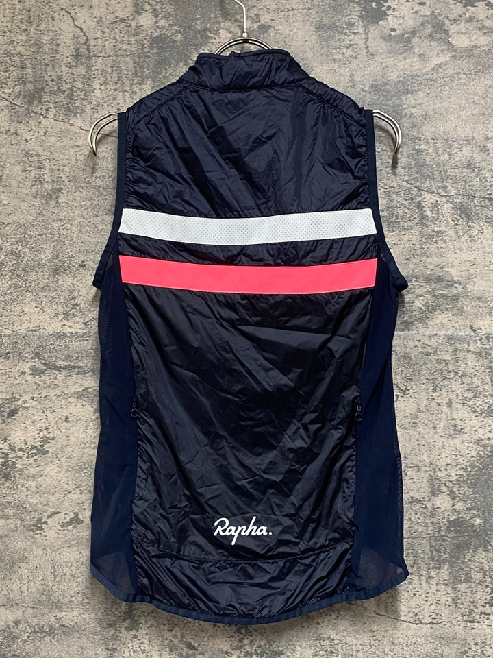 KG833 ラファ Rapha WOMEN’S BREVET INSULATED GILET ジレ サイクルベスト 黒 S レディース