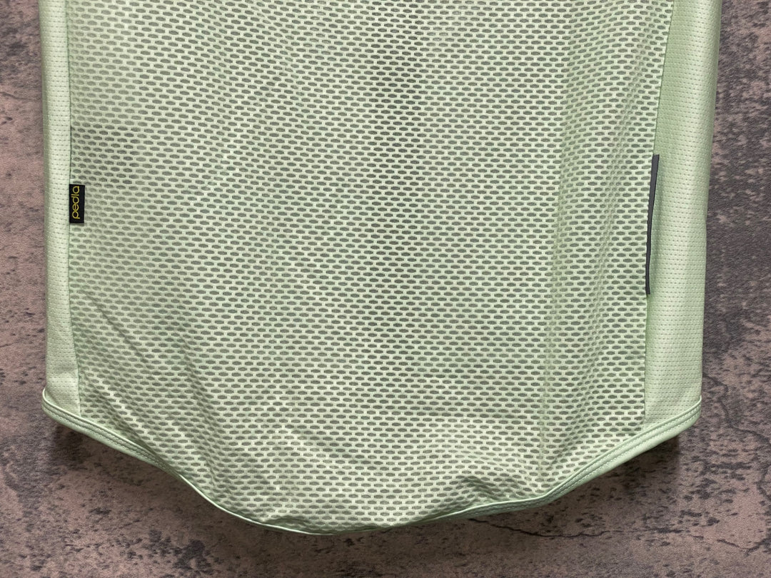 JQ539 ペドラ pedla サイクルベスト ジレ 黄緑 XS