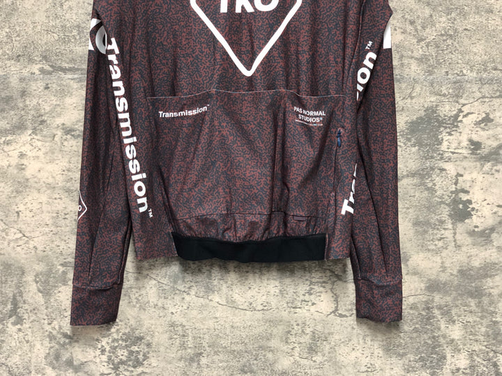 KK154 パスノーマルスタジオ PAS NORMAL STUDIOS MEN'S T.K.O MECHANISM LONG SLEEVE JERSEY TRANSMISSION 長袖 サイクルジャージ Sサイズ