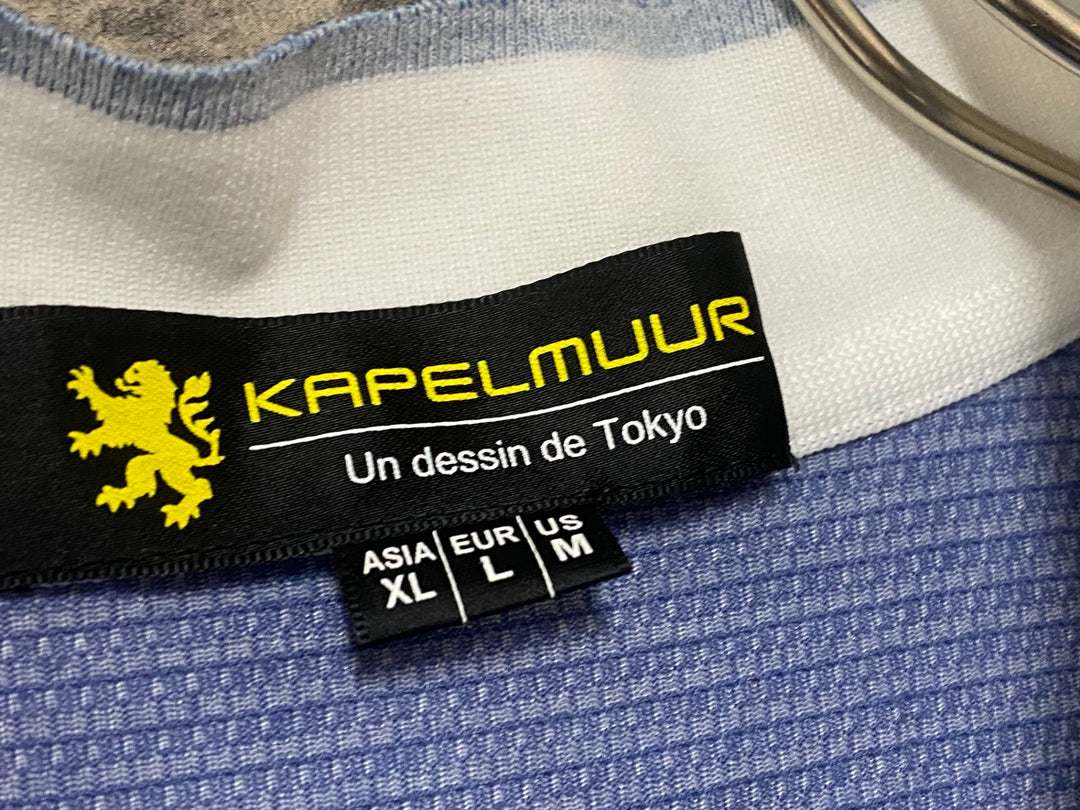 KK680 カペルミュール KAPELMUUR 半袖 サイクルシャツ ジャージ ブルー XL
