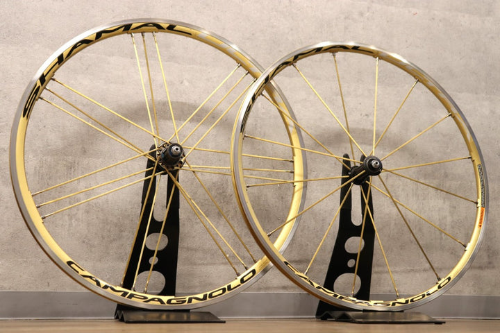 カンパニョーロ Campagnolo シャマルウルトラ SHAMAL ULTRA GOLD アルミ クリンチャー ホイールセット シマノ 12/11S ナローリム【さいたま浦和店】