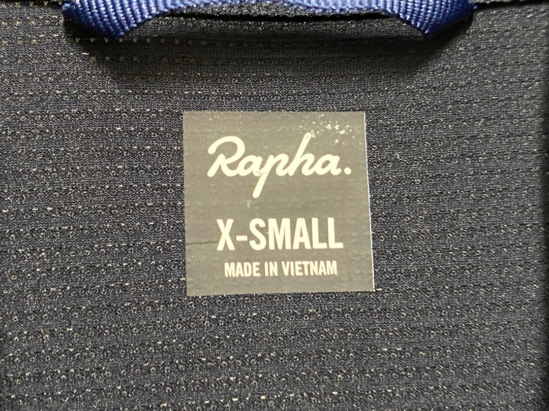 JV171 ラファ Rapha CLASSIC FLYWEIGHT JERSEY 半袖 サイクルジャージ 濃紺 XS