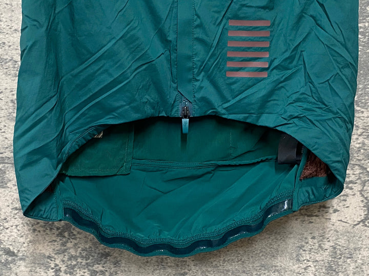 KB325 ラファ Rapha PRO TEAM INSULATED GILET ジレ サイクルベスト 緑 S 裏起毛