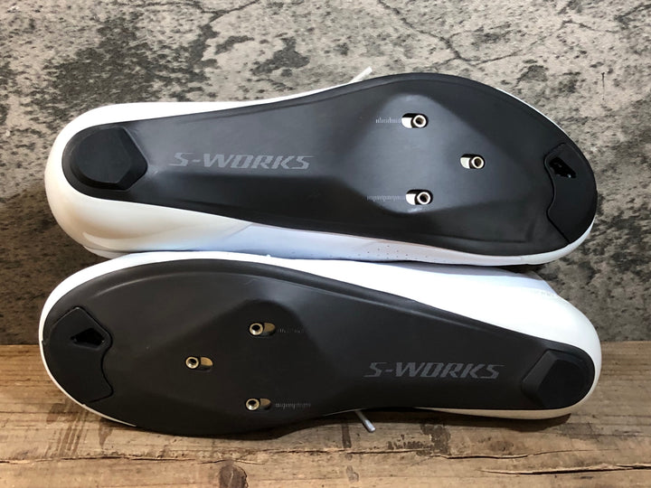 KF644 スペシャライズド SPECIALIZED S-WORKS TORCH LACE ビンディングシューズ 白 EU42