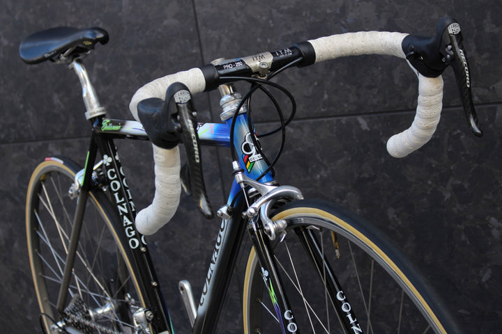 コルナゴ COLNAGO チタニオ TITANIO ART DECOR 1998年頃 カンパニョーロ レコード 9S チタン ロードバイク 【福岡店】