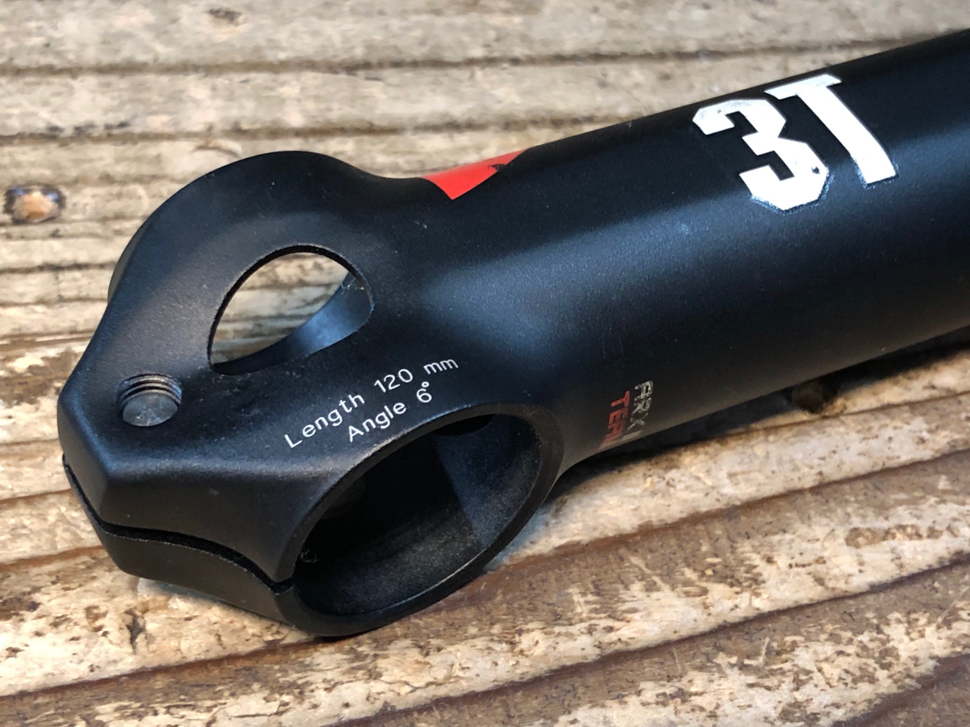 JU207 3T ARX Ⅱ PRO アルミ ステム 黒 120mm Φ31.8 OS 6° ※ハンドル