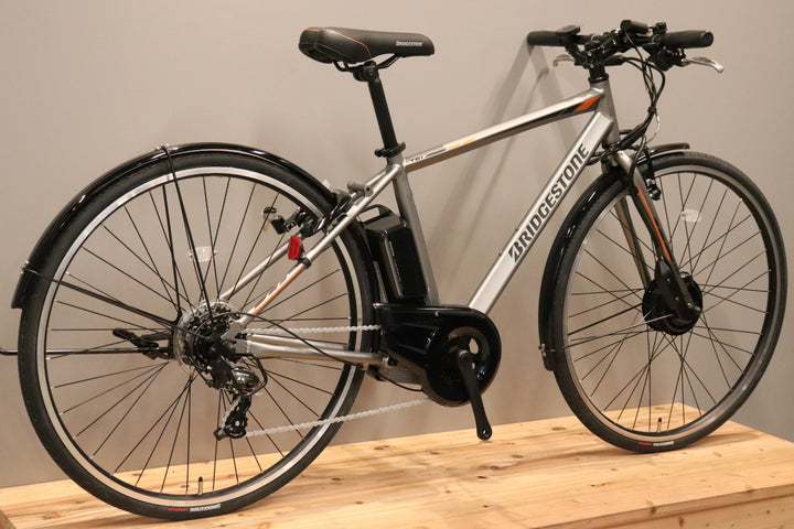 【店頭受け取り限定】 未使用 ブリヂストン BRIDGESTONE TB1e 450サイズ シマノ ターニー 7S アルミ クロスバイク Eバイク 【仙台店】