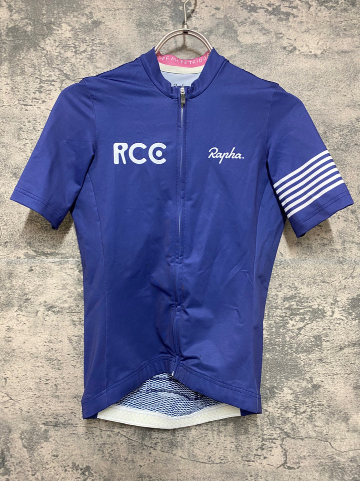 JM665 ラファ Rapha WOMEN'S Geoff McFetrdige 限定モデル 半袖 サイクルジャージ 紫 XS