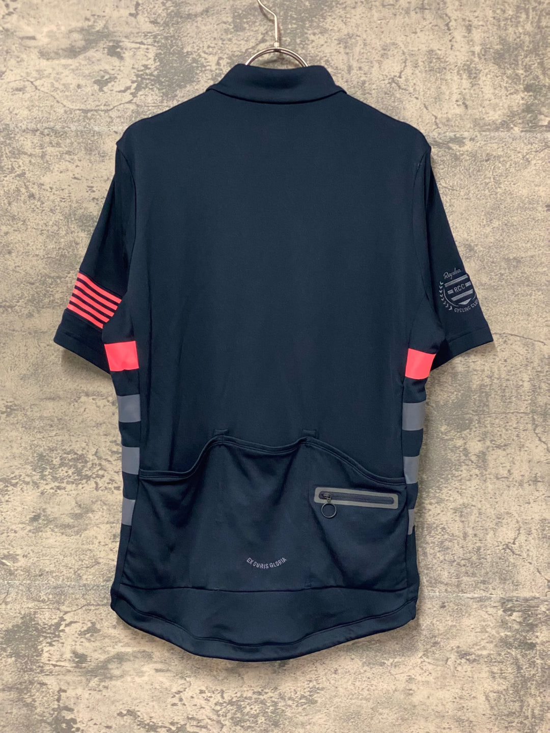 KK538 ラファ Rapha RCC CLASSIC JERSEY 半袖 サイクルジャージ 紺 L
