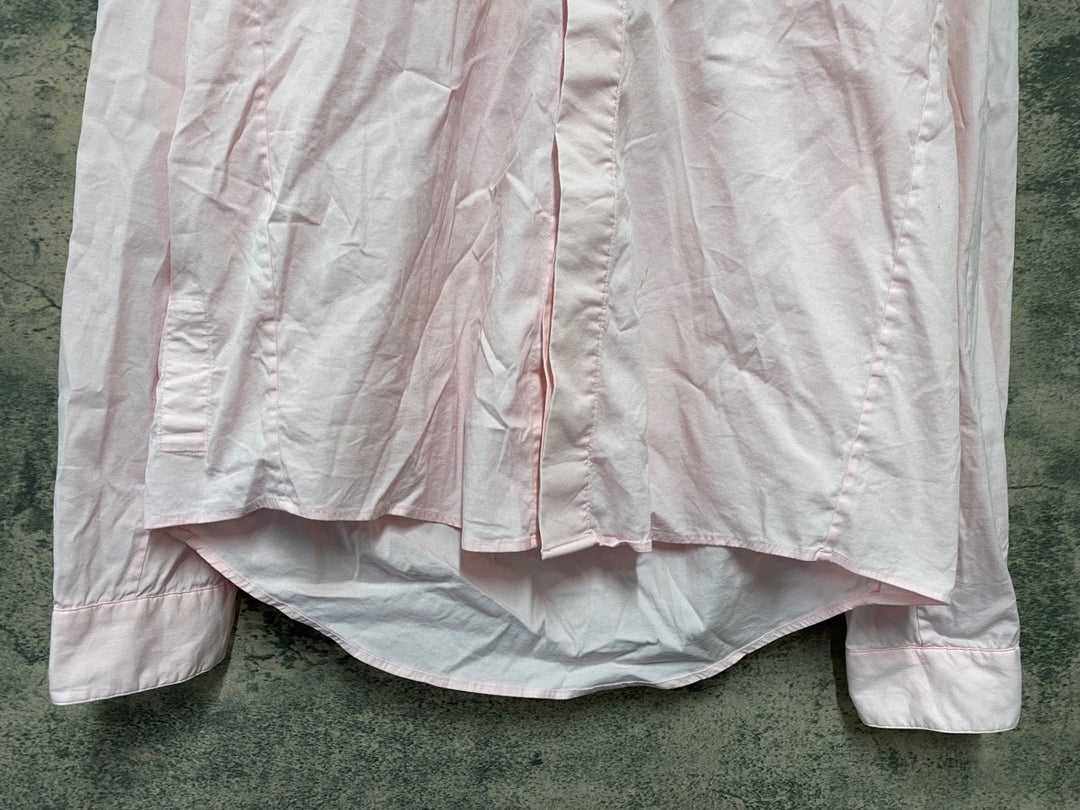KD498 ラファ Rapha POPLIN SHIRT 長袖 シャツ ピンク M
