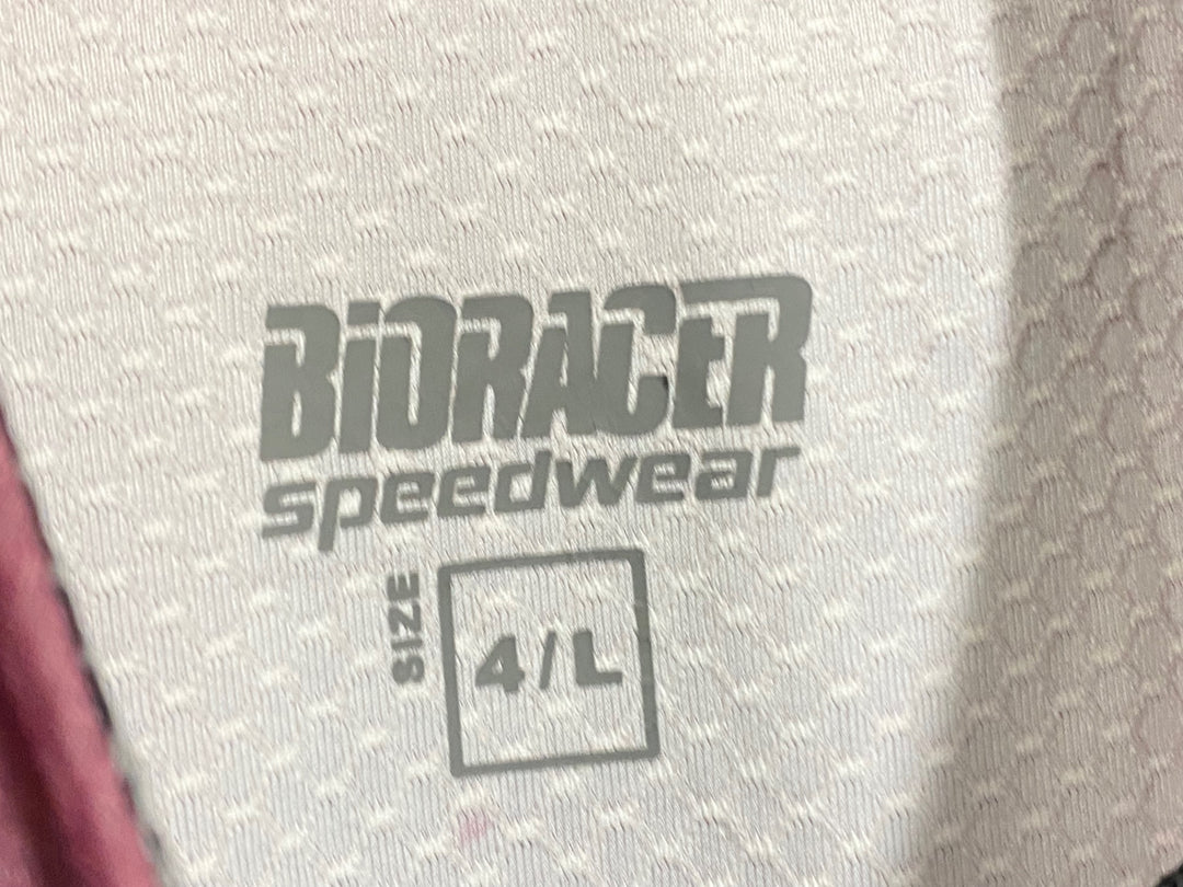 KC285 ビオレーサー BiORACER 半袖 サイクルジャージ バーガンディ　4/L