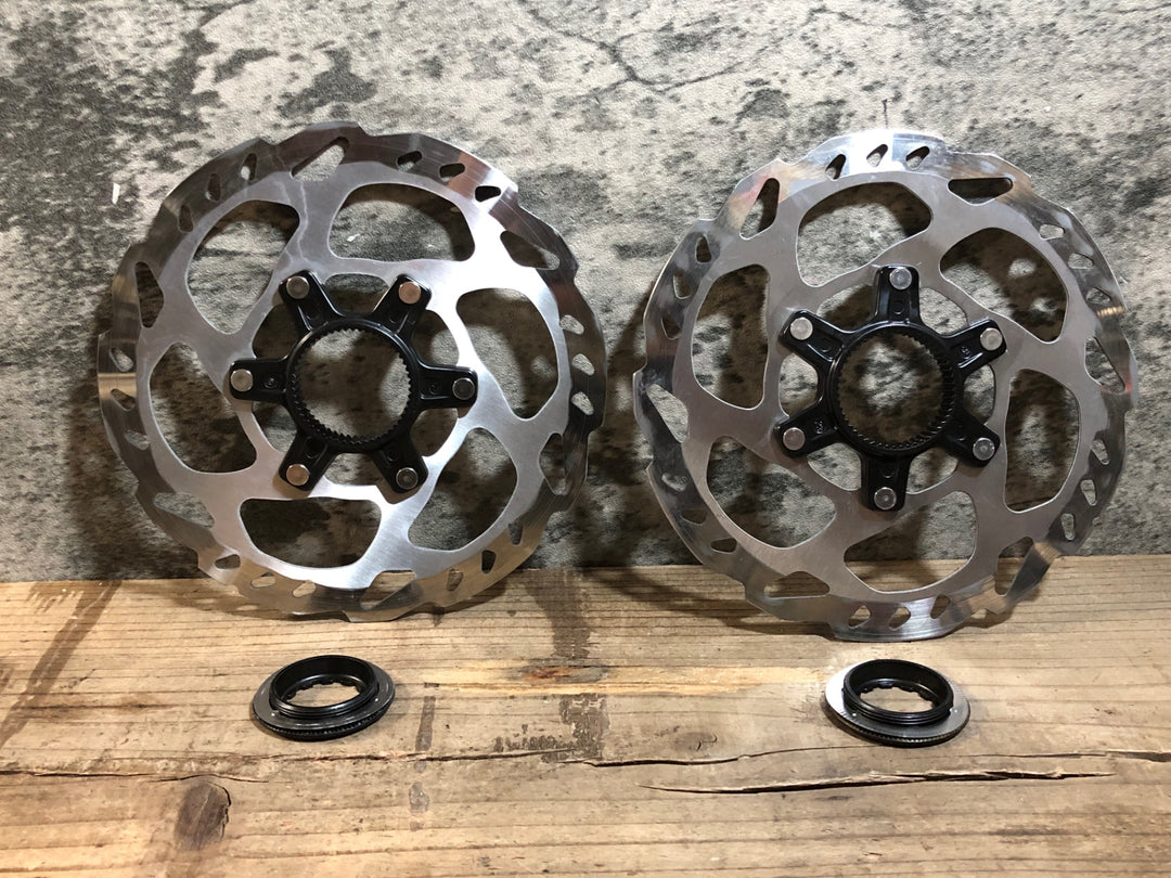 KH181 シマノ SHIMANO SM-RT70 ディスクブレーキローター Φ160 2枚セット 実測1.75