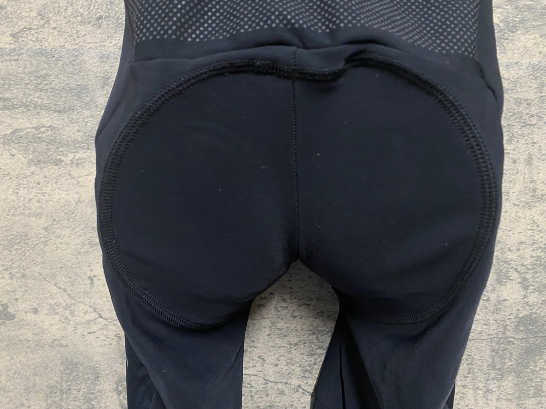 KQ561 ラファ Rapha BREVET CARGO WINTER TIGHTS ビブタイツ 黒 S 裏起毛 ※スレ