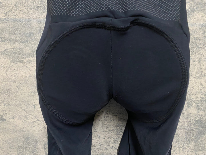 KQ561 ラファ Rapha BREVET CARGO WINTER TIGHTS ビブタイツ 黒 S 裏起毛 ※スレ